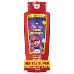 Old Spice Nettoyant pour le corps pour hommes, Quête cosmique, x The Super Mario Galaxy Movie 709 ml, 1,62 $/100ml