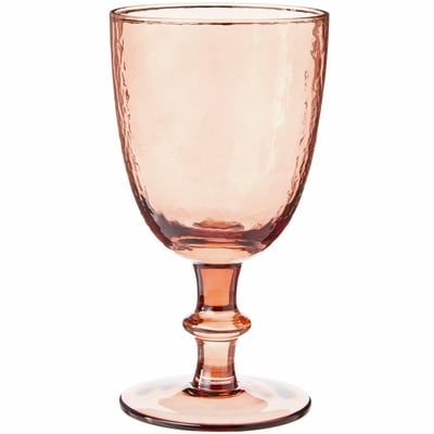 Life at Home Textured Amber Wine Glass 1 ea, $9.00/1ea