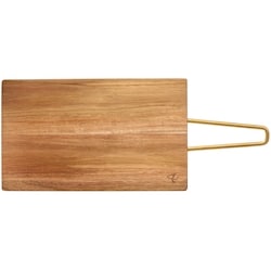 le Choix du Président Planche de service en bois d’acacia avec poignée en métal 1 ea, 5,94 $/1ch