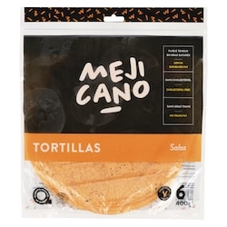 null Tortillas salsa 400 g, 1,25 $/100g