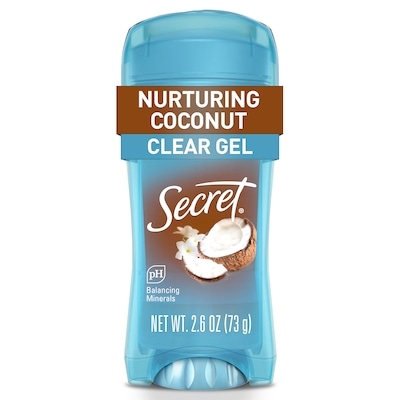 Secret Fresh Clear Gel Antiperspirant and Deodorant for Women, Coconut 73 g, $10.95/100g