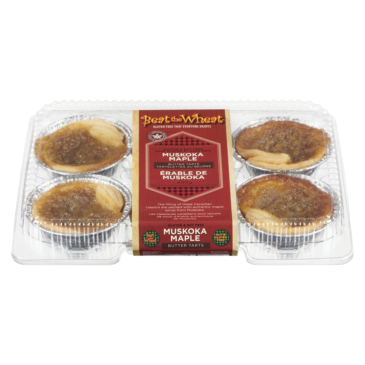 Beat the Wheat Butter Tarts Muskoka Maple 400 g, $3.25/100g