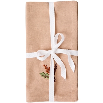 Life at Home Embroidered Napkins 2 Pack 1 ea, $10.00/1ea