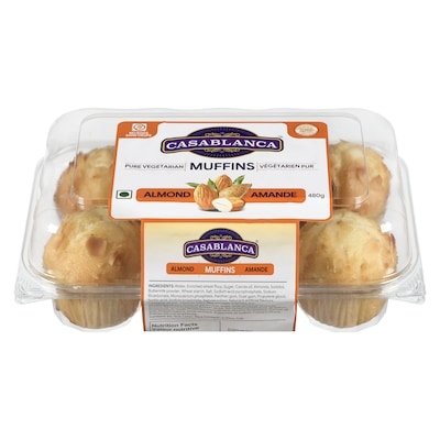 Casablanca Muffins Almond 480 g, $1.25/100g