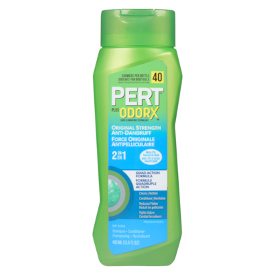 Pert Shampoo + Conditioner Original Strength Anti-Dandruff 400 ml, $1.45/100ml