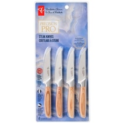 President's Choice Precision Pro Steak Knives 4 Piece Set 1 ea, $30.00/1ea