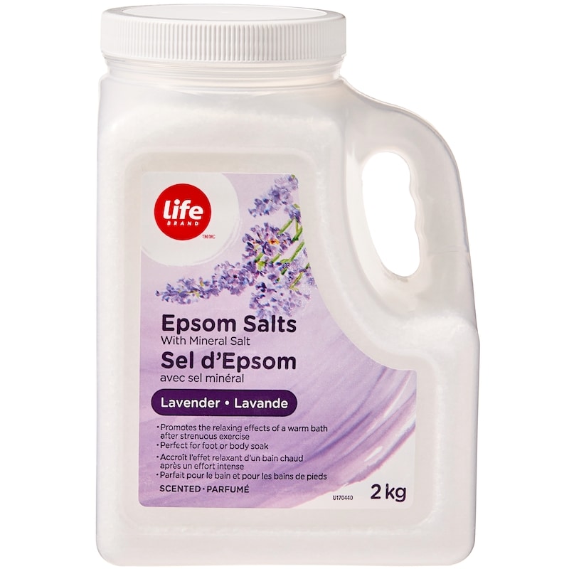 Lavender Scented Epsom Salts with Mineral Salt