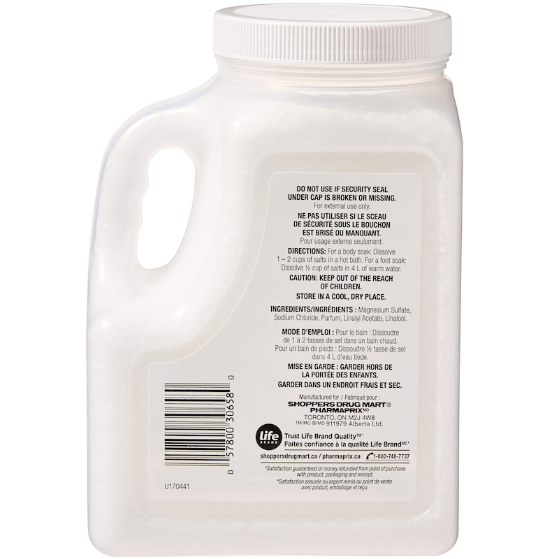 Lavender Scented Epsom Salts with Mineral Salt