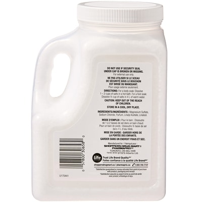 Sel d’Epsom avec sel minéral, parfumé à la lavande