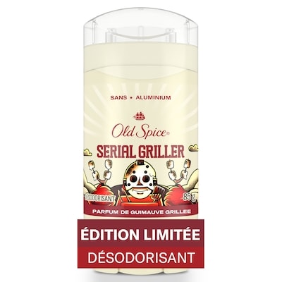Old Spice Désodorisant pour hommes, Serial Griller, sans aluminium 85 g, 11,16 $/100g