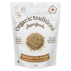 Organic Traditions Sprouted Chia Seed Powder 454 g, $6.28/100g
