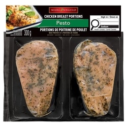 Marcangelo Pesto Chicken Breast Portions 300 g, $2.43/100g