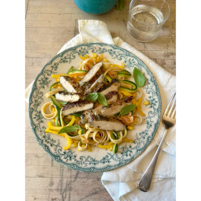 Portions de poitrine de poulet – Pesto