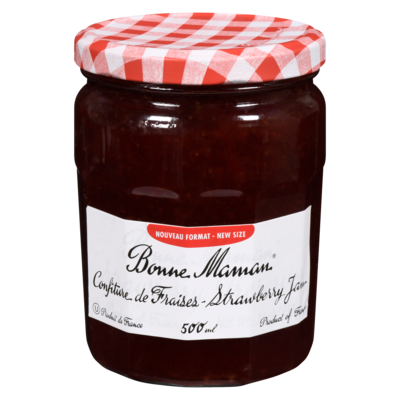 Bonne Maman Strawberry Jam 500 ml, $2.80/100ml