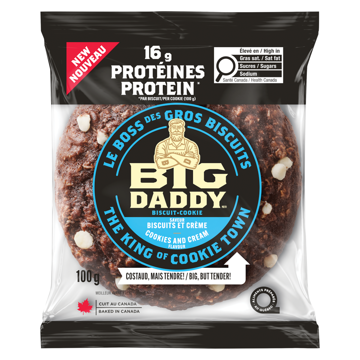 Big Daddy Cookie Cookies And Cream Flavour