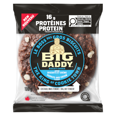 Big Daddy Cookie Cookies And Cream Flavour, 6-Pack 6x100.0 g, $1.83/100g