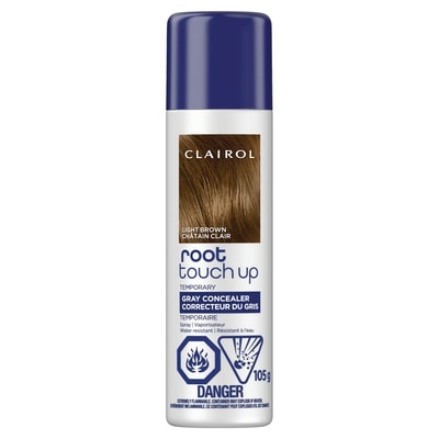 Clairol Root Touch Up Gray & Root Concealer Temporary Spray Light Brown 1 ea, $15.99/1ea