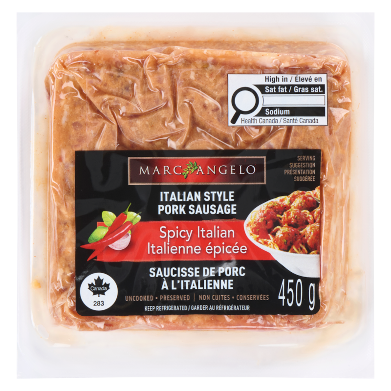 Italian Style Pork Sausage Spicy Italian