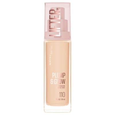 Maybelline Lifter Plump & Glow Skincaring Foundation 110 1 ea, $19.99/1ea