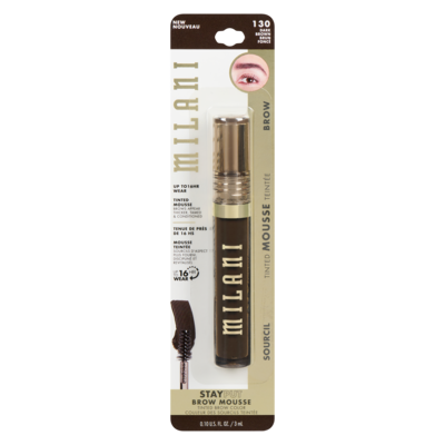 Milani Couleur des sourcils teintée 130 brun foncé 1 ea, 19,99 $/1ch