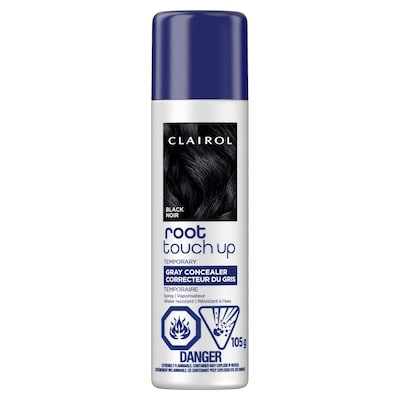 Clairol Root touch up, correcteur du gris et des repousses – vaporisateur temporaire noir 1 ea, 15,99 $/1ch
