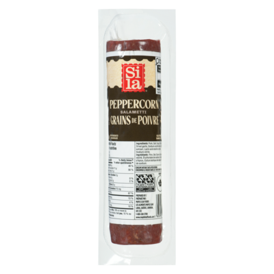 Sila Salametti grains de poivre 300 g, 3,66 $/100g