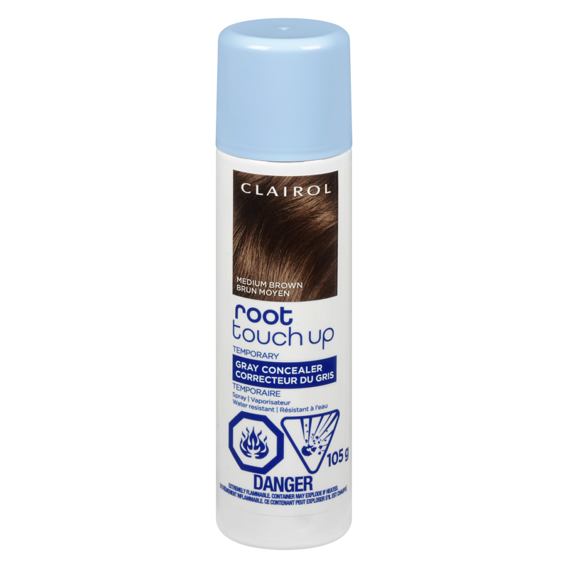 Root Touch Up Gray & Root Concealer Temporary Spray Medium Brown