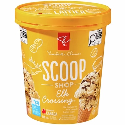 President's Choice Ice Cream, Elk Crossing 946 ml, $0.63/100ml