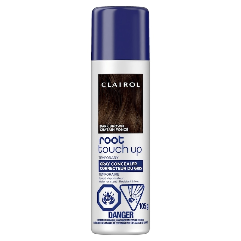 Root Touch Up Gray & Root Concealer Temporary Spray Dark Brown