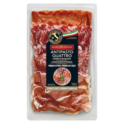 Marc Angelo Antipasto Quattro - Format familial 150 g, 8,66 $/100g