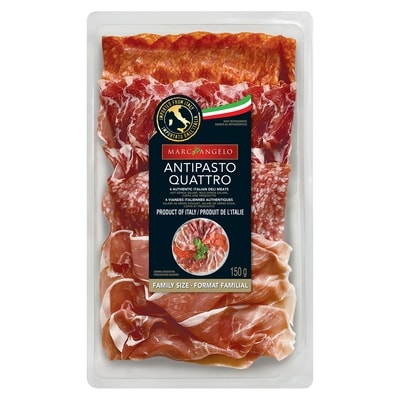 Marc Angelo Antipasto Quattro - Format familial 150 g, 8,66 $/100g