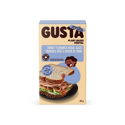 Gusta Tranches végé à saveur de dinde 155 g, 3,54 $/100g