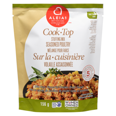 ALEIA'S Cook Top Stuffing Mix, Seasoned Poultry 156 g, $6.34/100g