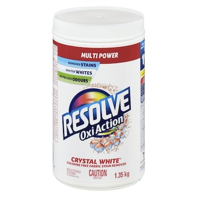 Resolve Chlorine Free Fabric Stain Remover 1.35 kg, $1.18/100g