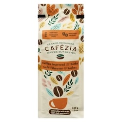 Cafezia 100% Coffee With Herbs Dark Roast Whole Bean 340 g, $7.64/100g
