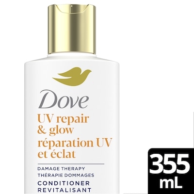 Dove Revitalisant Damage Therapy UV Réparation & Éclat 355 ml, 2,25 $/100ml
