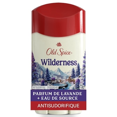 Old Spice Antisudorifique et désodorisant pour hommes, Wilderness 73 g, 13,00 $/100g