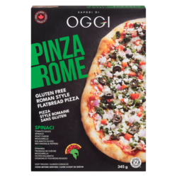 Oggi Pinza Rome pizza style romaine sans gluten aux épinards 173 g, 6,93 $/100g