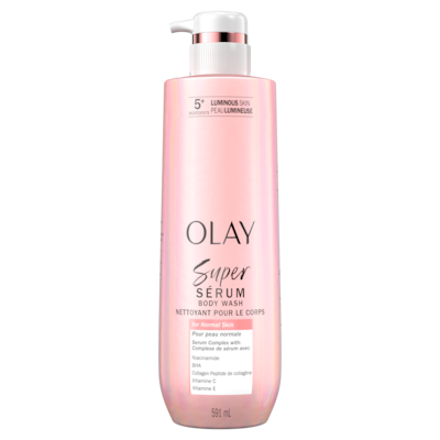 Olay Super Serum Body Wash for Normal Skin, Serum Complex for Luminous Skin 591 ml, $4.23/100ml
