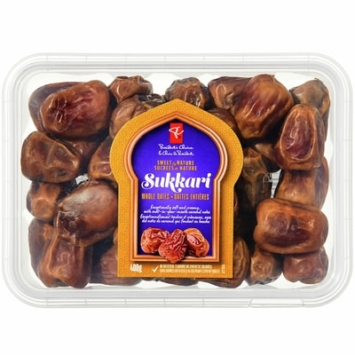 le Choix du Président Dattes entières sucrées de nature Sukkari 400 g, 2,00 $/100g