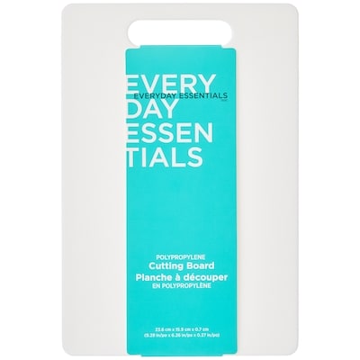 Everyday Essentials Polypropylene Cutting Board 1 ea, $3.00/1ea