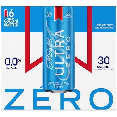 Michelob 0,0% alc./vol.,Bière sans alcool, goût supérieur 6x355.0 ml, 0,99 $/100ml