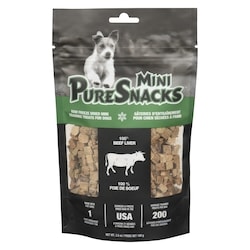 PureSnacks Raw Freeze Dried Mini Training Treats For Dogs 100