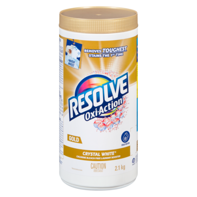 Resolve Chlorine Bleach Free Laundry Booster Gold 2.1 kg, $1.05/100g