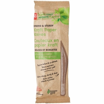 le Choix du Président Couteaux en papier kraft Priorité Planète – lot de 25 25 ea, 0,10 $/1ch