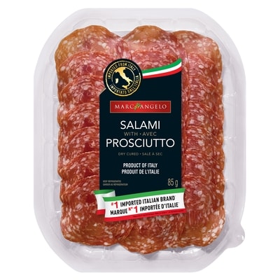 Marcangelo Salami With Prosciutto Dry Cured 85 g, $9.40/100g