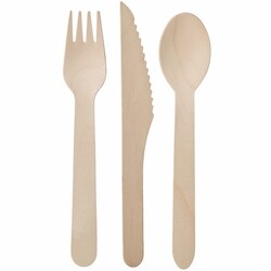 No Name Birch Cutlery Set 30 Pack - 30 ea | Real Canadian Superstore