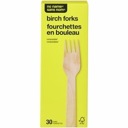 No Name Birch Forks 30 Pack 30 ea, $0.10/1ea