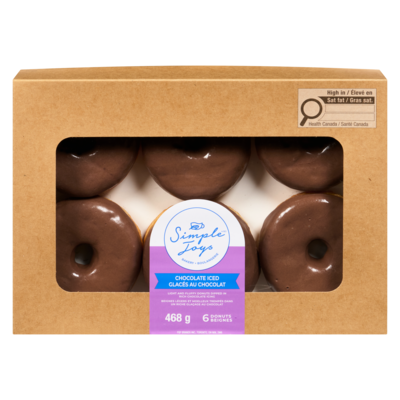 null Beignets glacés au chocolat 468 g, 1,07 $/100g