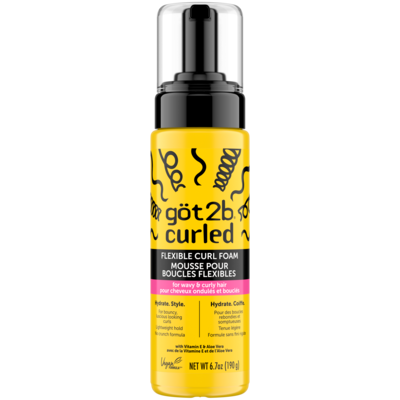 Schwarzkopf Mousse pour boucles flexibles curled, pour boucles de type 2 et 3, cheveux ondulés et frisés, pour des boucles rebondies, tenue légère, formule non crispée 190 g, 5,78 $/100g